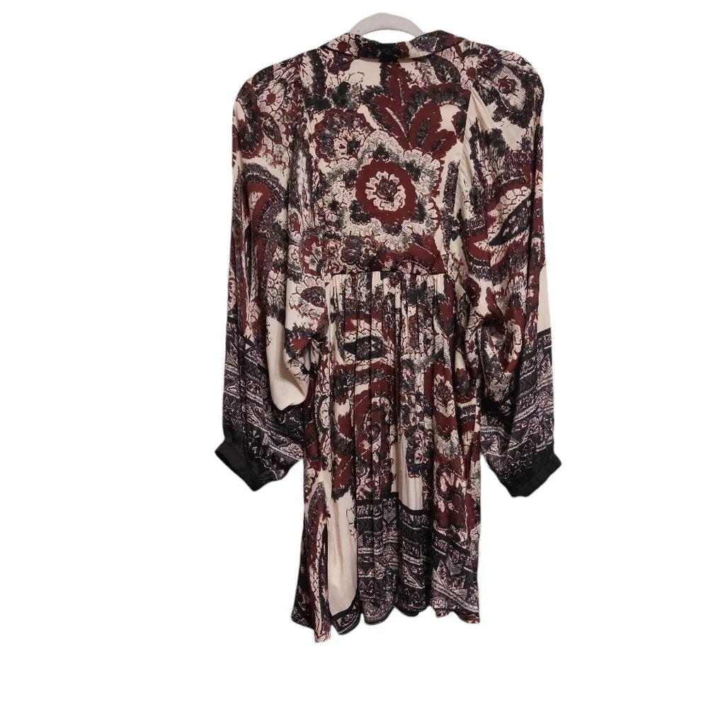 Free People Long Sleeve Say You Love Me Mini Dress- size S
